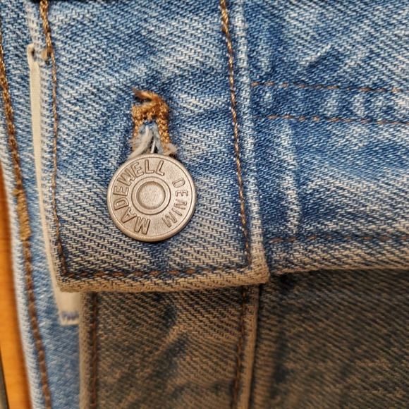 Madewell Women's Blue Straight Jeans Size 27 - Picture 3 of 8